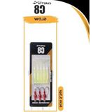 Mythriva 8cm Uzunlu Silikon Yem, 5.5gr Ağırlık ile Balık Avında Etkili - 0,10 mm - 300 m