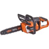 Mythriva Aeg PRO18V Fırçasız Akülü Zincirli Testere ACS18B30-0 (Bıçak Uzunluğu 30 Cm, Zincir Hızı 10 M/s, Oregon® Kılıç/testere Zinciri, 1x Koruyucu Kılıf Dahil, 1x Zincir Yağı, Akü ve Şarj Cihazı Dahil