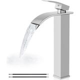 Mythriva Airuida Uzun Banyo Gemi Bataryası Krom Lehçe Şelale Banyo Tek Kolu Tek Delik Güverte Dağı Kase Mikser Dokunun Büyük Şelale Borulu Bar Lavabo Bataryası Lavabo Vanity