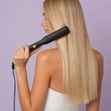 Mythriva AR5192 Mona Sense Geniş Plakalı Saç Düzleştirici, Keratin ve Argan Yağlı Plaka, Iyon Teknolojisi, Siyah
