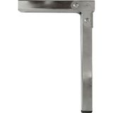 Mythriva BADEM10 Sofra Ayağı 22 cm Metal Katlanır Siyah Taban Yer Sofrası Sini Altı Mobilya Ayak Sehpa Masa