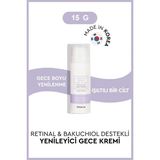 Mythriva Bibimcos Retinal ve Bakuchiol Destekli Yenileyici Gece Kremi 15G