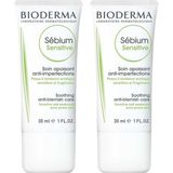 Mythriva Bioderma Sebium Sensitive Akne Karşıtı Nemlendirici Krem 30 ml 2 Adet