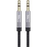 Mythriva Bix BXAU103 3.5mm Erkek To Erkek Örgülü Stereo Aux Ses Kablosu 3 Metre