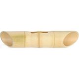Mythriva Buffer® 6 x 1 cm Girişli Kılıflı Bambu Ağacı Akustik Ses Yükseltici Aparat - Ahşap
