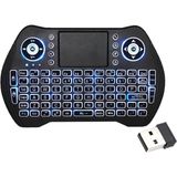 Mythriva Coverzone Mini Kablosuz Klavye Bt + 2.4ghz Çift Mod Bağlantı, Dahili Touchpad, Rgb Arka Aydınlatma, USB Alıcılı, Smart Tv Android Tv Box Pc Tablet Telefon Htpc Projektör Ps3 Uyumlu | Ksw1