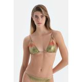 Mythriva Dagi Üçgen Küçük Bikini Üst, 40, 25SW82051ST, Multicolor, Kadın - 0 - Gold - 0 - 1 Yaş