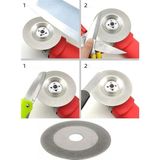 Mythriva Depolife Bıçak Satır Makas Balta Bileme Diski 100MM Elmaslı Eğeleme Disk Avuç Taşlama Spiral Uyumlu Disk, DEPO-0016