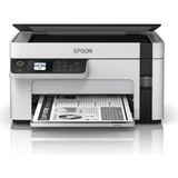 Mythriva Epson Ecotank M2120 Wi-Fi + Tarayıcı + Fotokopi Mono Çok Fonksiyonlu Tanklı Mürekkep Püskürtmeli Yazıcı - Ahşap - Bej - Siyah