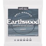 Mythriva Ernie Ball Hafif Earthwood Bell Bronz Akustik Gitar Telleri 11-52 - 3 Renk Sunburst