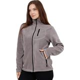 Mythriva Genıus Store Kadın Polar Tam Fermuarlı Outdoor 3 Cepli Spor Polar Ceket (Açık Gri/m) - 0-Gri - 0 - 1 Yaş