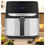 Mythriva Goldmaster Optima Airfryer, 5+ L Kapasiteli, 8 Ön Programlı, Dijital Dokunmatik, Yağsız Kızartma, Sıcak Hava Fritöz, Inox, Plastik, 1700 Watt