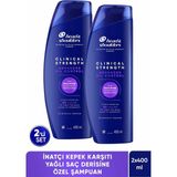 Mythriva Head & Shoulders Clinical Strength Advanced Oil Control Yağ Dengeleyici Şampuan 400 ml X2 Adet
