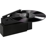 Mythriva Hym Originals Duo Ayrılabilir Bluetooth Hoparlörlü Şarjlı ve Taşınabilir Akıllı Pikap Plakçalar, Siyah - Altın