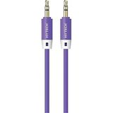 Mythriva Hytech HY-X70 1m Mor 3.5mm Stereo Ses Kablosu
