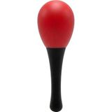 Mythriva Kırmızı Plastik Marakas, 13 cm Ritim Aleti - Ahşap
