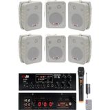 Mythriva Lastvoice Large Plus Paket-5 Hoparlör ve Anfi Anons Ses Sistemi Seti - Adaçayı Yeşili