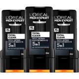 Mythriva L’oréal Paris 3'lü Men Expert Total Clean 5'i 1 Arada Kömürlü Duş Jeli (3 x 300 Ml)