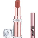 Mythriva L'oréal Paris Glow Paradise Balm-In-Lipstick - Işıltı Veren Nude Tonlu Ruj 191 Nude Heaven & Maybelline Sky High Mini Maskara Hediyeli