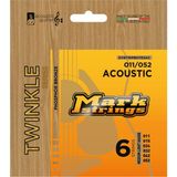 Mythriva Mark Strings Twinkle Phosphor Bronze 11-52 Akustik Gitar Teli - 3 Renk Sunburst