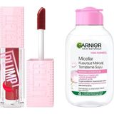Mythriva Maybelline New York Lifter Plump Dudak Parlatıcısı- 006 Hot Chili & Garnier Micellar Kusursuz Makyaj Temizleme Suyu (100 Ml)