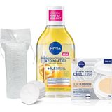 Mythriva Micellar Makyaj Temizleme Suyu 400ML ve Cellular Expert Cushion Yüz Güneş Krem,orta Ton,pamuk Hediye