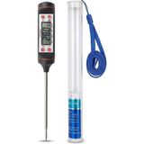 Mythriva Mutfak Tipi Dijital Yemek Termometresi | LCD Ekranlı ve Koruma Kılıflı | Et Pişirme Derecesi ve Sıvı Sıcaklık Ölçer | Hassas Sensörlü-Tüm Yemekler Için Uygun