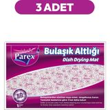 Mythriva Parex Bulaşık Altlığı 46 x 30 cm Üçlü Set
