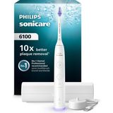 Mythriva Philips Sonicare 6100 Şarjlı Diş Fırçası, 21 Gün Şarj, 10 Kat Plak Temizliği, Işıklı Basınç Sensörü, Ektra Nazik, 6 Mod, Seyahat Kabı, Beyaz, HX7400/06 - 11 m - 000-Siyah