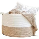 Mythriva Sfb Rustic Retreat Jüt Kapaklı Moderin Tssarım Geniş Hacim Kapasiteli Çamaşır Oyuncak Havlu Battaniye Giyisi Sepeti Zarif ve Estetik Tasarım Depolayıcı Organizer Y (Hasır-Bej) - 00-Siyah - Beyaz