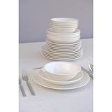 Mythriva Tabakevi Tabak Evi Porselen Chic Beyaz Yemek Takımı 6 Kişilik 24 Parça