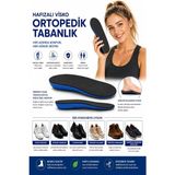 Mythriva Tr Hafızalı Visko Ortopedik Tabanlık, Memory Foam Teknoloji, Iç Ayakkabı Tabanı, Topuk Dikeni, Rahat, Koşu Tabanlığı, Konfor, Darbe Emici (Siyah, 36-41)