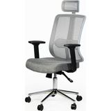 Mythriva Tr Hero Ergonomik Ofis Koltuğu Fileli Yönetici Çalışma Sandalyesi Gri - 701 - Siyah