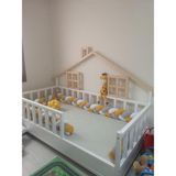 Mythriva Tr Karışık Renk 80X130 3 Örgü Koruma Yatak Koruyucu Özel Tasarım - 100 x 150 cm