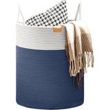 Mythriva Tr Naturaweave Jüt Hasır Kirli Sepeti Banyo Sepeti Giyisi Havlu Battaniye Dergi Oyuncak Düzenleyici Saksı Sepet Organizer Hafif Kulp Detaylı Yumşak ve Dayanıklı Karavan Organizeri (Bej-Lacivert) - 00-Siyah - Beyaz
