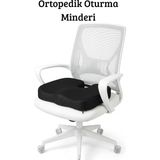 Mythriva Tr Ortopedik Oturma Minderi – Kuyruk Sokumu ve Uzun Süre Oturma Destek Yastığı - Ahşap