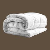 Mythriva Tr Primavera Home Tek Kişilik Mikrofiber Yorgan 155X215 cm – 4 Mevsim, Silikonize Elyaf Dolgulu, Hafif ve Yumuşak, Makinede Yıkanabilir, Beyaz - 100 x 135 cm - (DipCamo)Charcoal-White