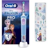 Mythriva Tr Pro Kids Elektrikli Diş Fırçası Çocuk, Disney Frozen 1 Yumuşak Fırça, 1 Seyahat Çantası, Zamanlayıcı ve Titreşim, Şarj Edilebilir Pil, 4 Çıkartma, 3 Yaş ve Üstü - (DipCamo)Charcoal-White