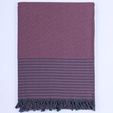 Mythriva Tr Püskül Çift Kişilik Yatak Örtüsü ve Pike |%100 Pamuklu Ince Hafif Yazlık Battaniye | Boho Dekoratif Koltuk Örtüsü | Çok Amaçlı Çeyizlik Günlük Kullanım (Gül Kurusu, 200X250 cm Çift Kişilik Pike) - 001-Renkli - 10 x 10 cm