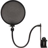 Mythriva Tr Spf-1 15,72 cm Kelepçe Mikrofon Pop Filtresi Esnek Kaz Boynu ve Metal Sabitleyici Kol (2018 Yükseltilmiş Mpf-6 Modeli: