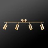 Mythriva Tr Sylight Metal Modern 4 Lü Eskitme Kaplama LED Spot Hareketli Avize Günışığı Ampullü, RY8021204SY - 00-Beyaz