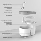 Mythriva Ultra Sessiz Otomatik Kedi Su Pınarı 2,3 Lt