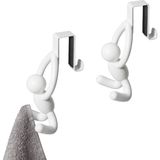 Mythriva Umbra Buddy'de Ayrıca Kapaklar ve Çekmeceler Için Kapı Üstü Kancası Da Bulunmaktadır, Beyaz, 2'li Set