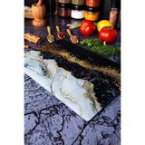 Mythriva Vipgross Temperli Cam Kesim Tahtası 25 * 35 Gold Mermer, Çizilmez, Isıya Dayanıklı, Kırılmaz, Kaymaz Cam Kesme Tahtası - 0 - 19 L