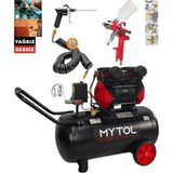 Mytol 50 Litre Hava Kompresörü 1,5 HP Güç, 8 Bar Basınç ve Yağsız Teknoloji ile Sessiz Çalışma