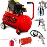 Mytol 50 Litre Hava Kompresörü 2 Hp 8 Bar Yüksek Performanslı Havalı Set ile Kullanım