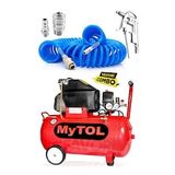 Mytol 50 Lthava Kompresörü15 Metre Sprel Yüksek Kalite Hortum Rekor Hava Tabancası