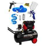 MYTOL İş-Aletleri Mytol Hızlı Hava Dolum'lu Sessiz Yağsız Hava Kompresörü 50 Litre 2 HP Full Set