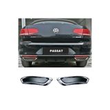 MYTUNİNG Vw Passat B8 2015-2019 Arası Krom Egzos Difüzör 2 Parça P.çelik Uyumlu