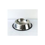 mywarehouse 1 adet 26 cm Kedi Köpek Paslanmaz Çelik Mama Kabı (alt taban=26 cm ,üst =19 cm ,hacim=0,9 lt)